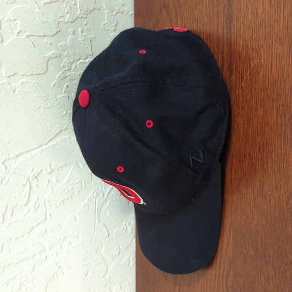 Authentic Zephyr The Z Hat Black Ohio State Red Block O Buckeyes Youth 7 1/8 - Picture 6 of 11